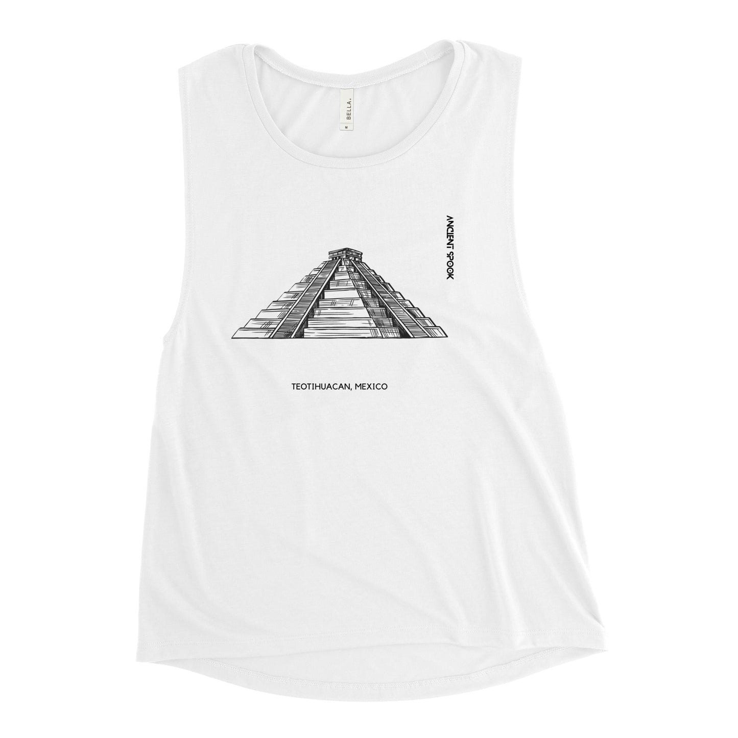 Women's Muscle Tank: Teotihuacan