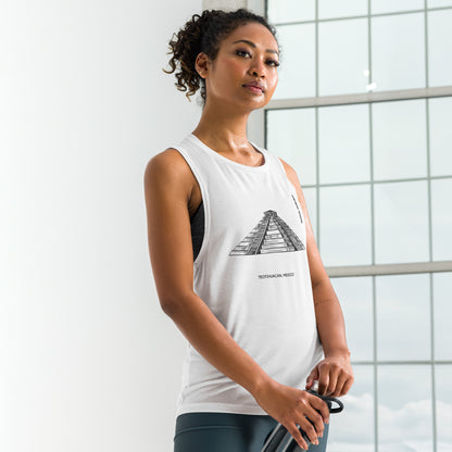 Women's Muscle Tank: Teotihuacan