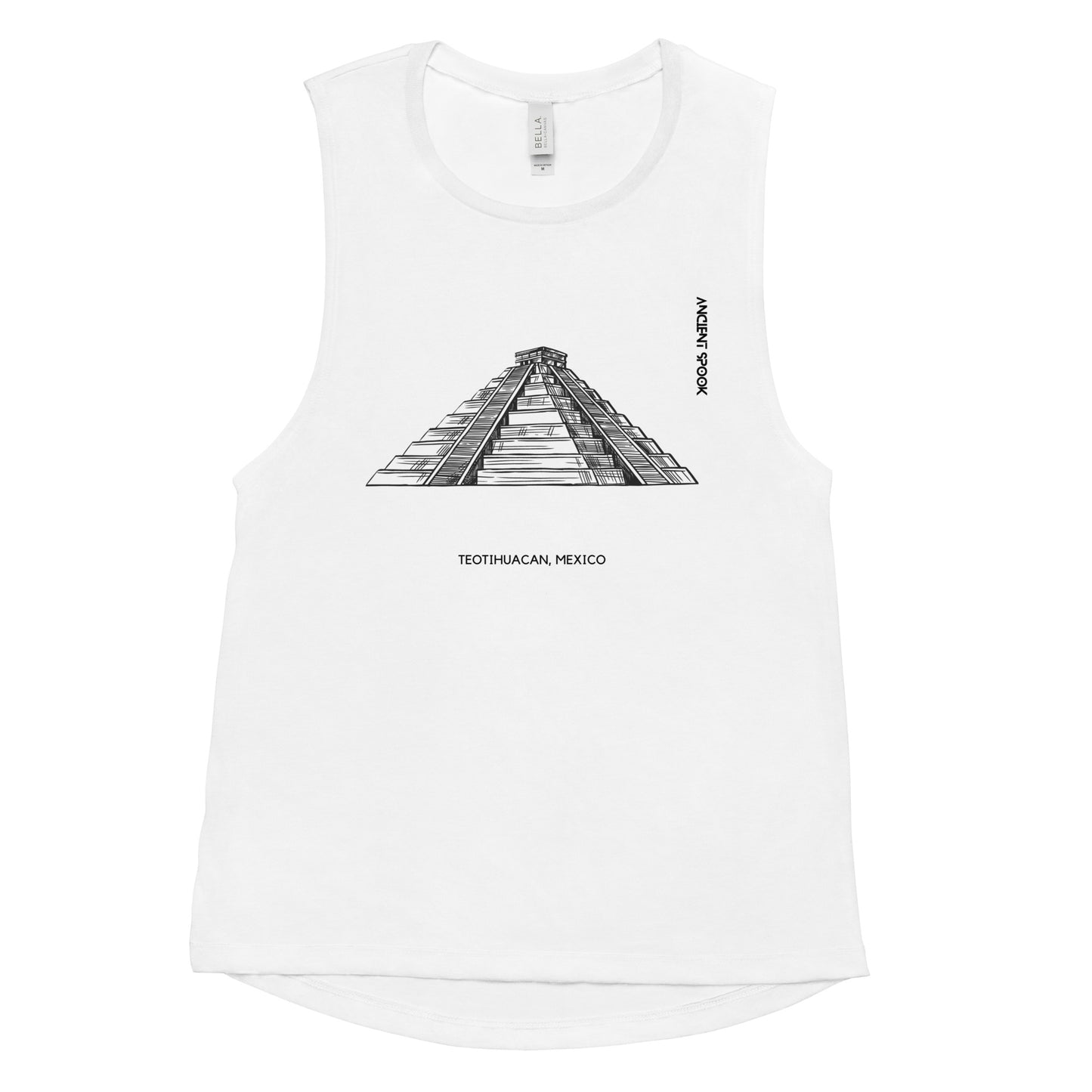 Women's Muscle Tank: Teotihuacan